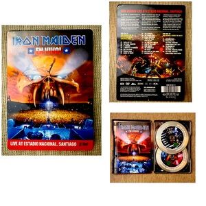 NWOT -IRON MAIDEN Dvd - En Vivo! / Steelbook 2-DVD Strictly Limited Edition